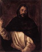 St Dominic  st TIZIANO Vecellio